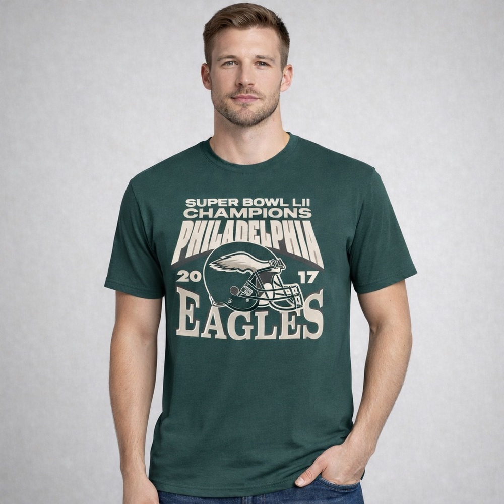 Philadelphia Eagles Super Bowl LII Champions T-Shirt men’s size medium M